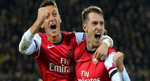 ارسنال يقهر دورتموند في عقر داره بدوري الأبطال